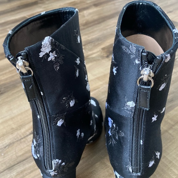 [Zac Posen] NWOB Inez Brocade Floral Block Heel Boot 38.5 - Picture 7 of 16